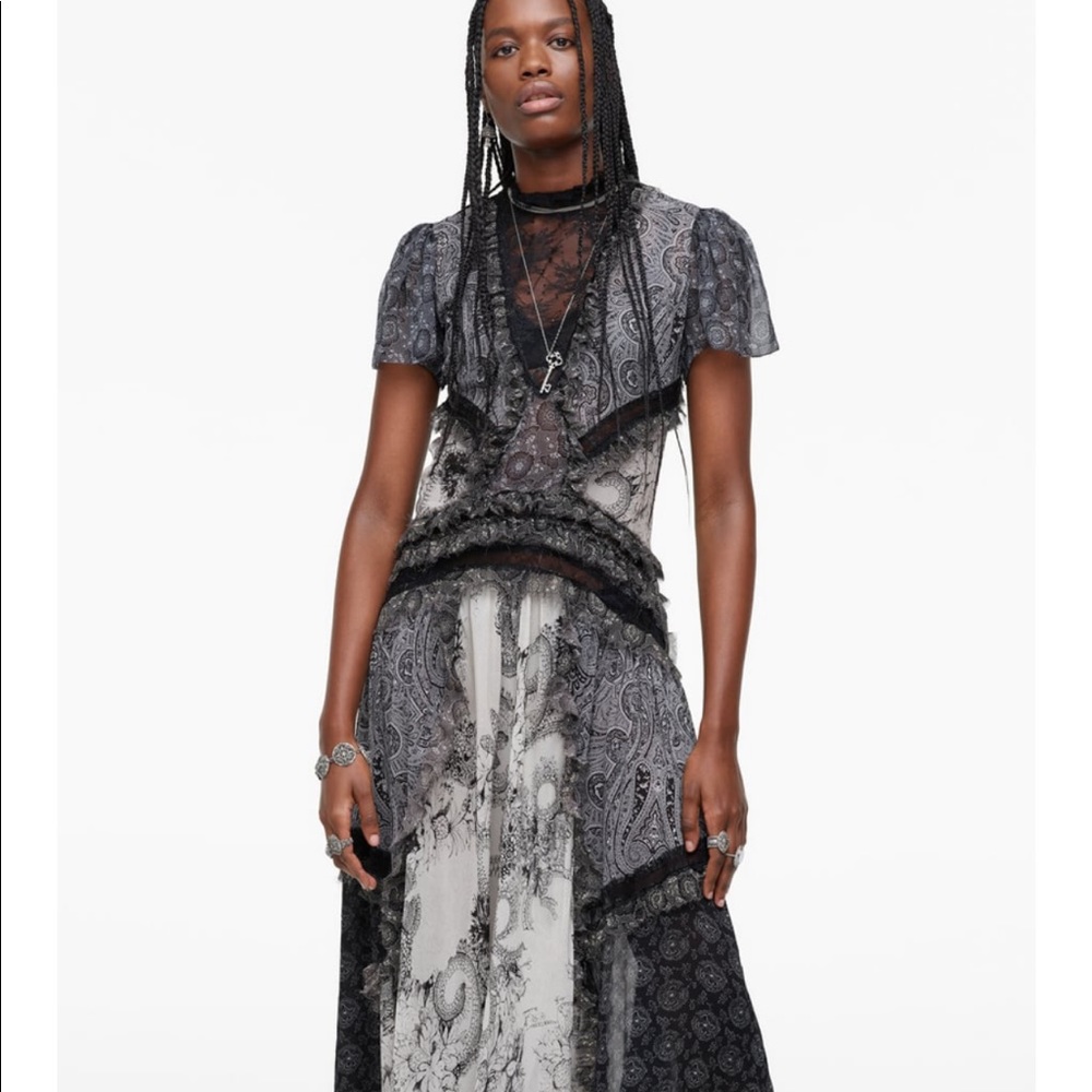 ZARA NWT COMBINED LACE DRESS LIMITED EDITION